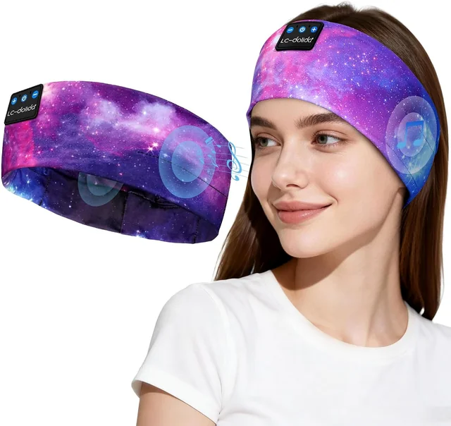 Purple Bluetooth Headband: Purple headband